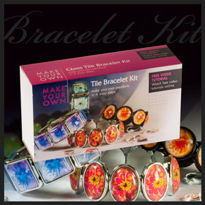 Glass Tile Bracelet Kit