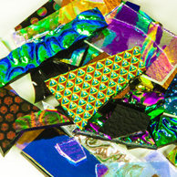 Dichroic Glass Scrap Pack